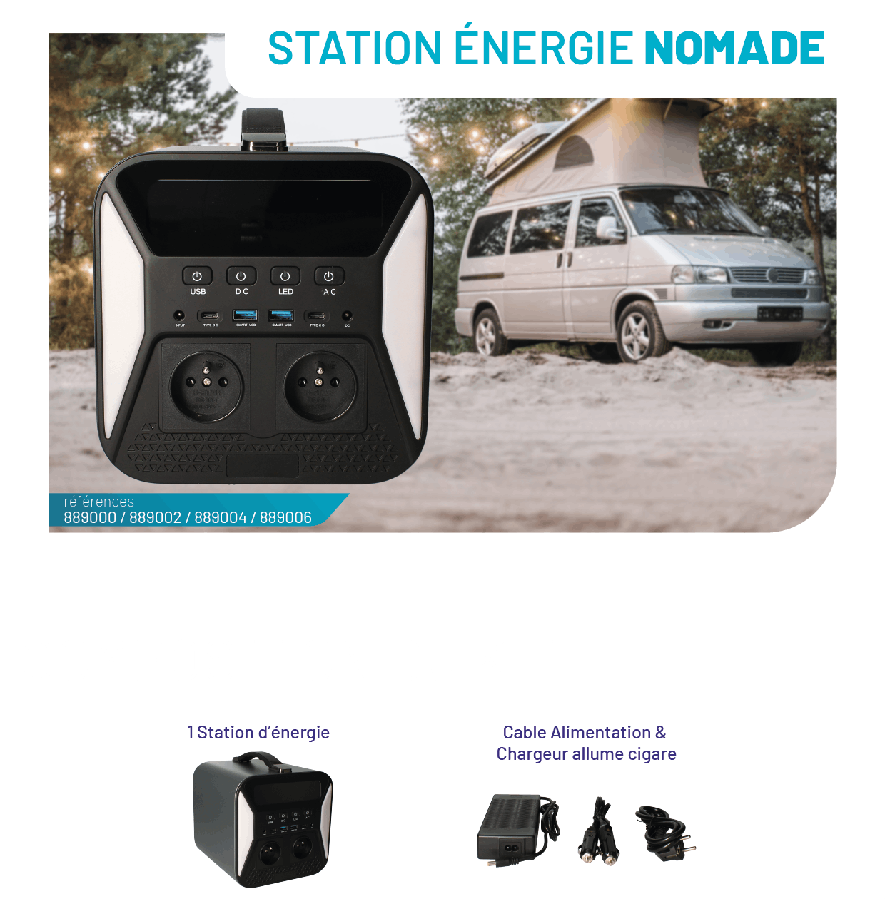 Station d'énergie nomade POW'UP